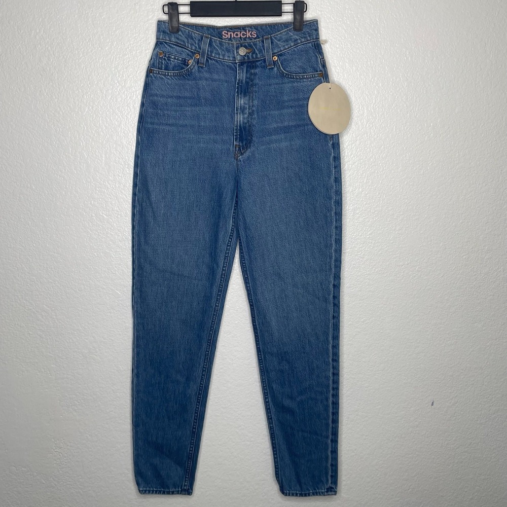 MOTHER High Waisted Twizzy Skimp Jeans Delicious Memories Blue Size 25 NWT